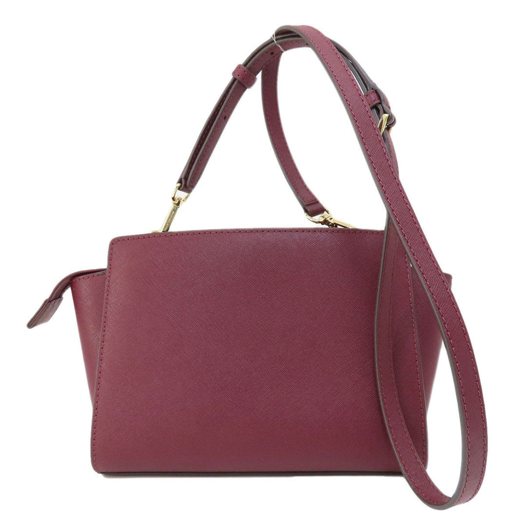 MICHAEL KORS Shoulder Bag PVC Red logo Women Used Authentic