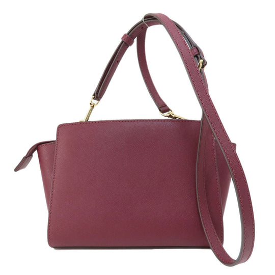 MICHAEL KORS Shoulder Bag PVC Red logo Women Used Authentic