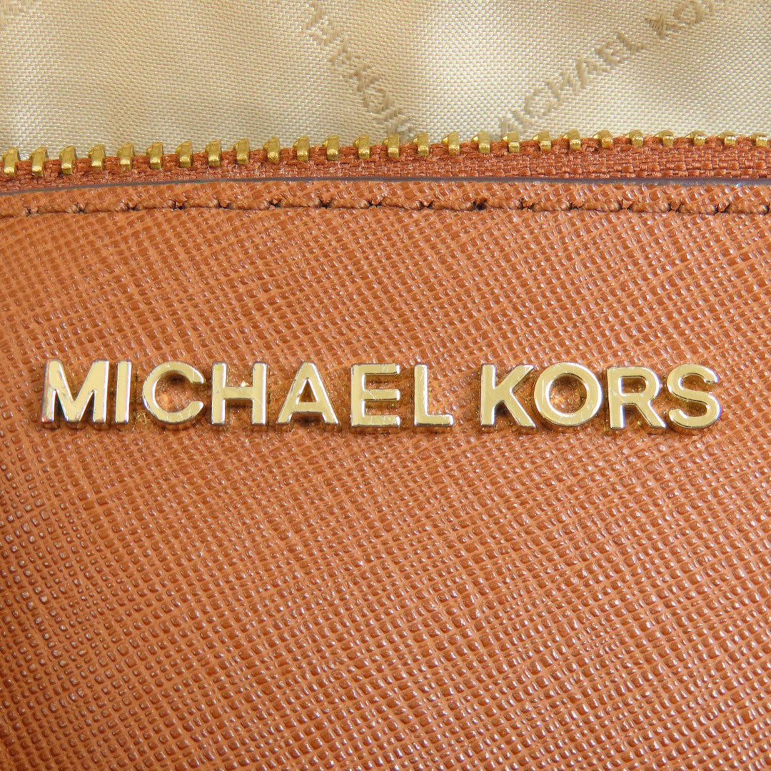 MICHAEL KORS Shoulder Bag PVC Brown logo Long Shoulder