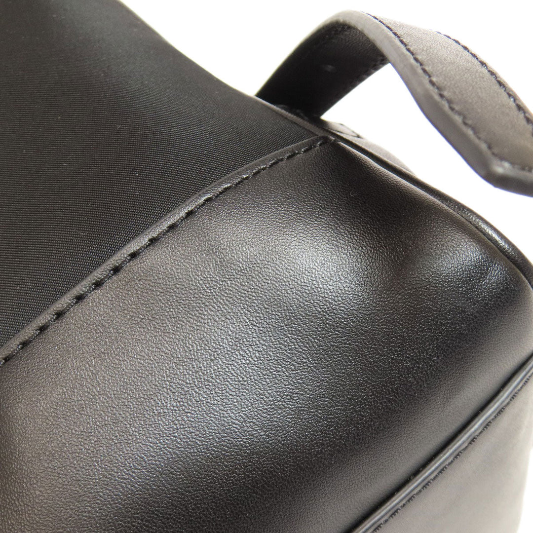 MICHAEL KORS Backpack Nylon black logo Women Used Authentic