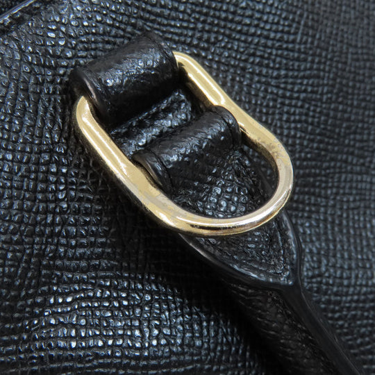 COACH Tote Bag F57524 leather black logo 2WAY