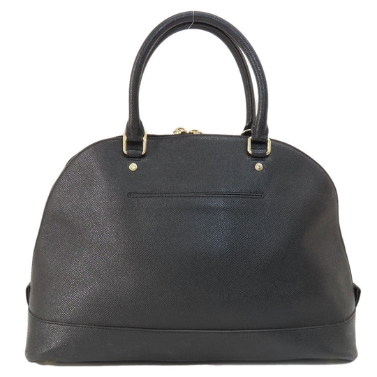 COACH Tote Bag F57524 leather black logo 2WAY