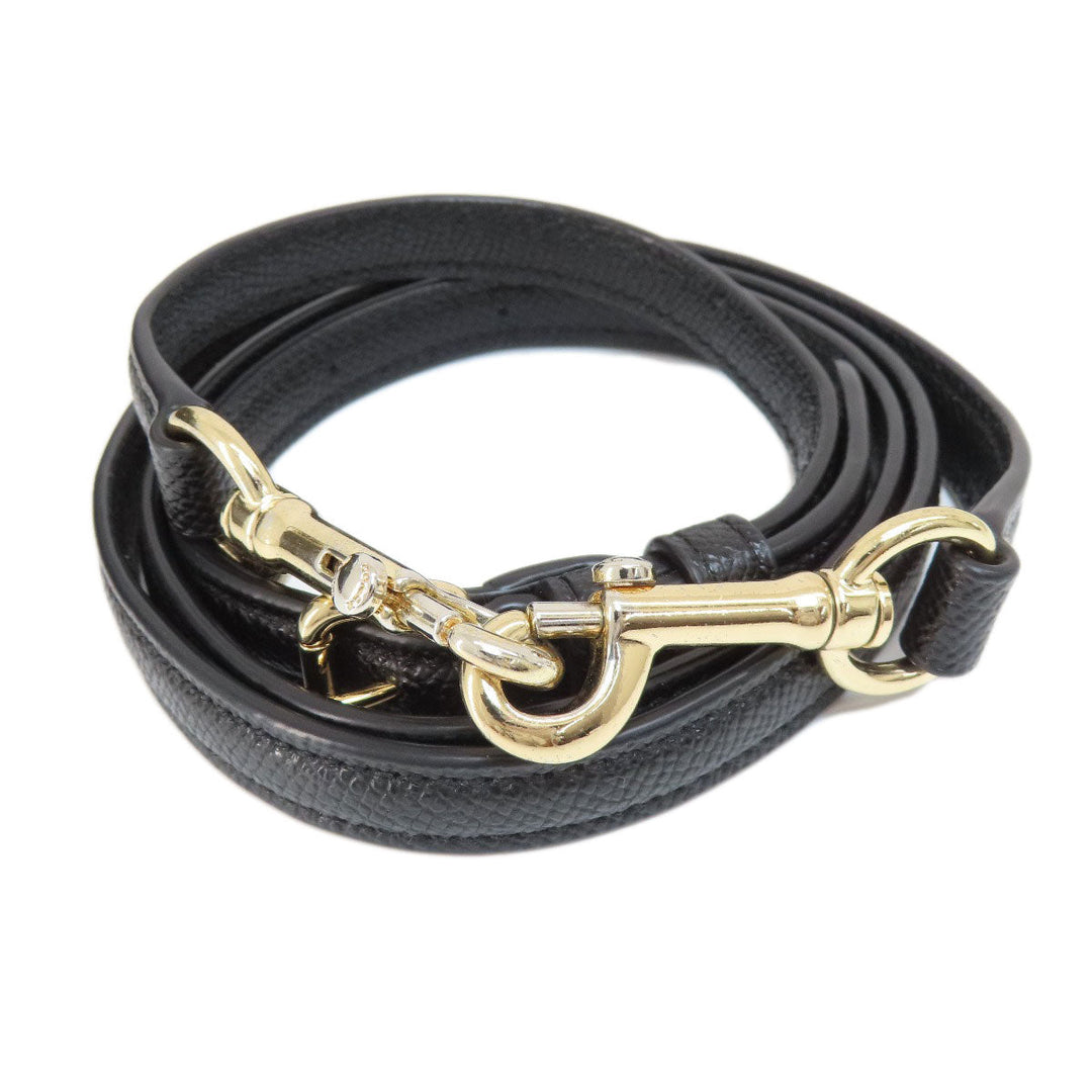 COACH Tote Bag F57524 leather black logo 2WAY