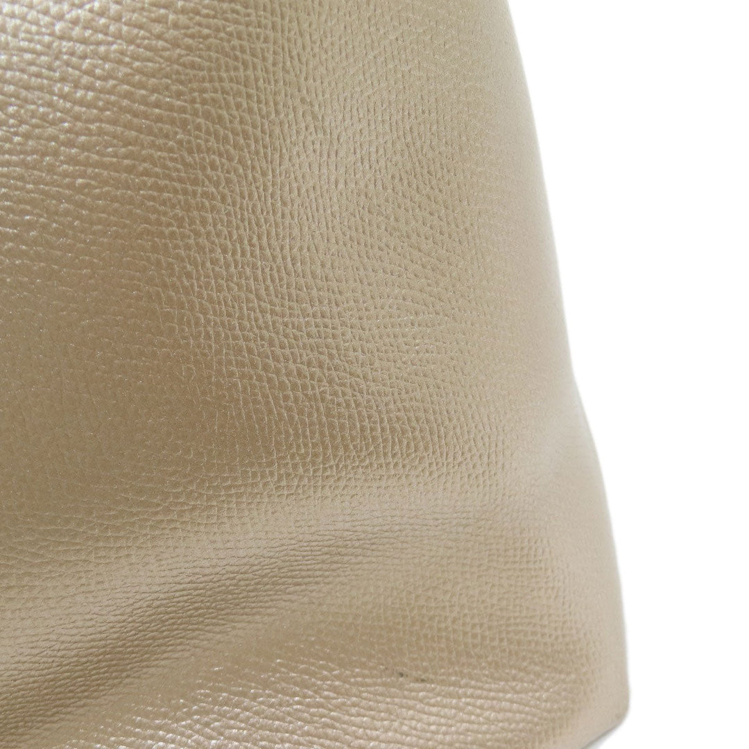 COACH Tote Bag F56129 leather gold logo Women Used Authentic