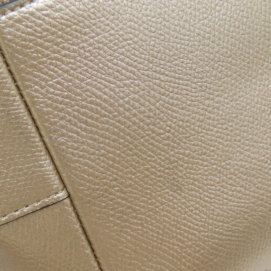 COACH Tote Bag F56129 leather gold logo Women Used Authentic