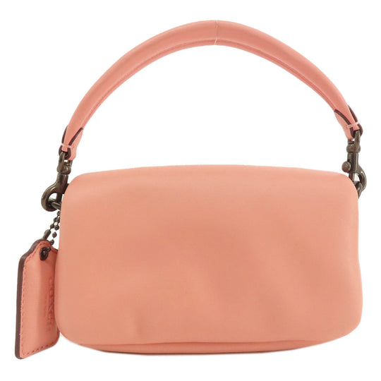 COACH Handbag C3880 leather pink Pillow Toaby 2WAY Women Used Authentic