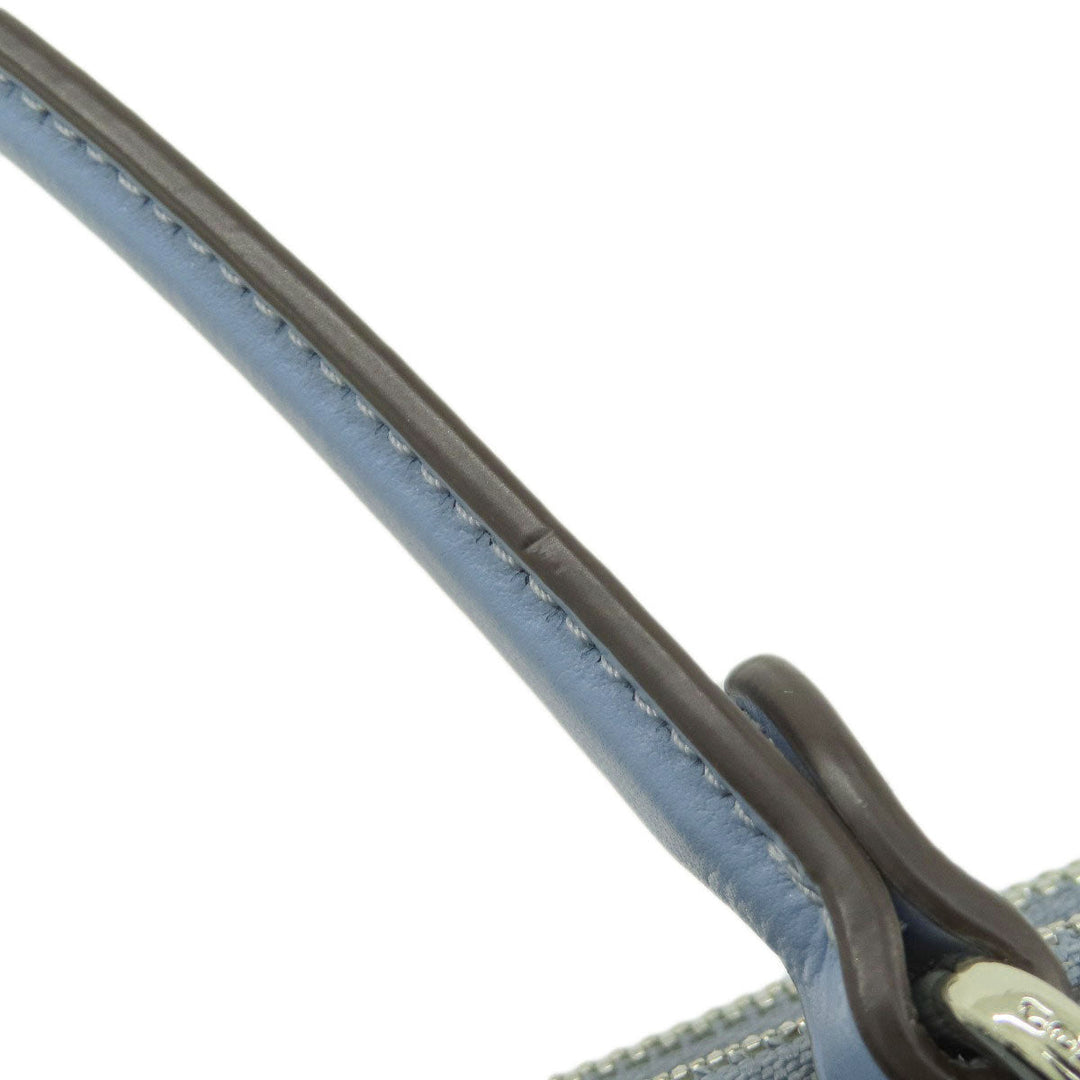 COACH Handbag F26139 PVC, Leather Brown Signature 2WAY Women Used Authentic