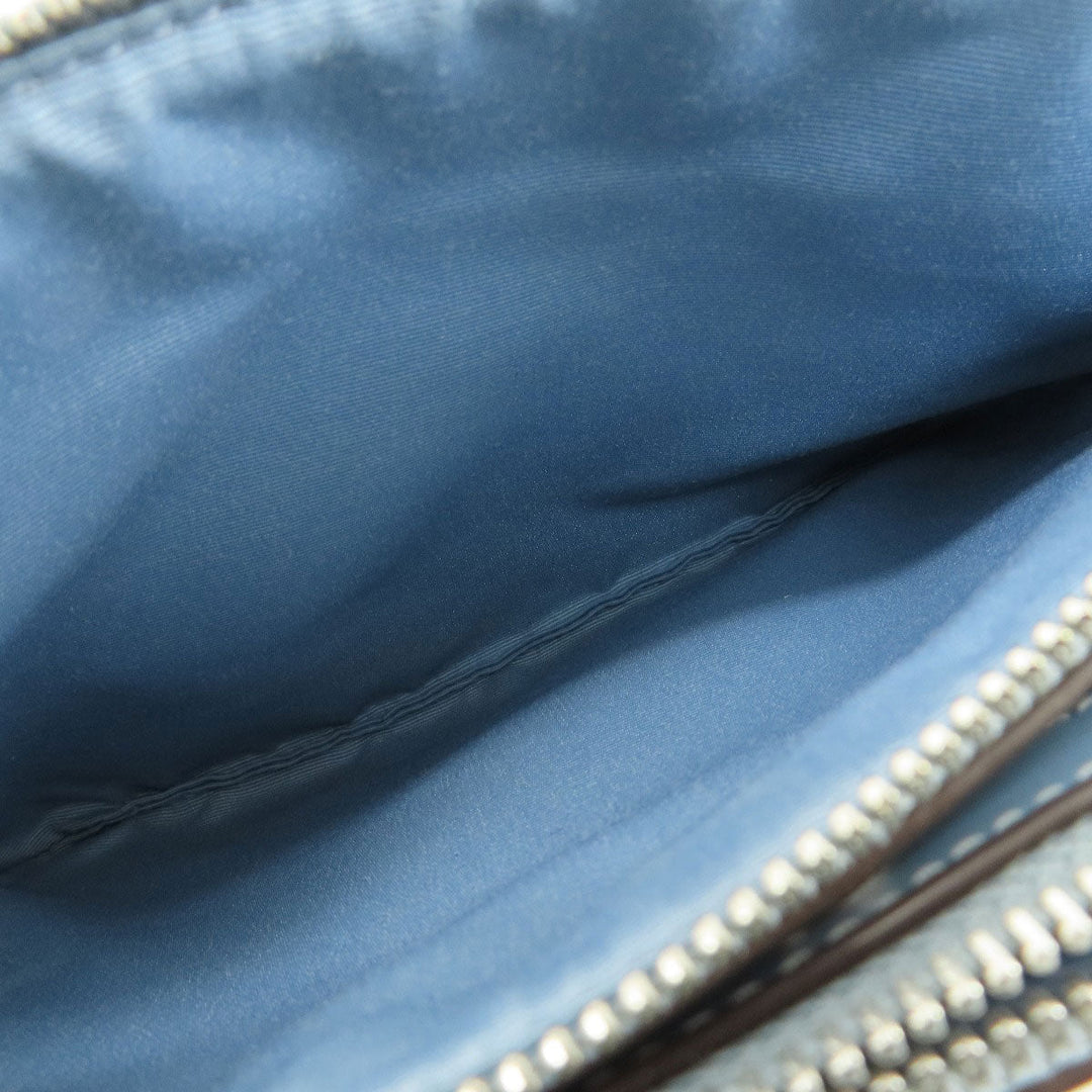 COACH Handbag F26139 PVC, Leather Brown Signature 2WAY Women Used Authentic