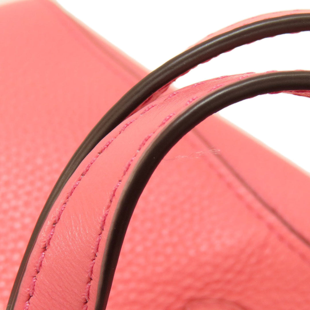 MICHAEL KORS Handbag leather pink logo 2WAY Women Used Authentic