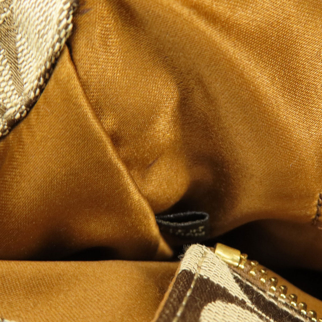 COACH Tote Bag F17726 canvas Brown Signature