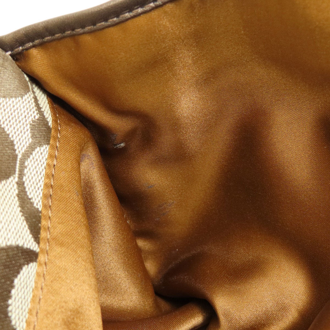 COACH Tote Bag F17726 canvas Brown Signature