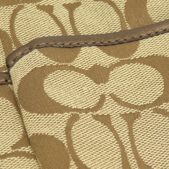 COACH Tote Bag F17726 canvas Brown Signature