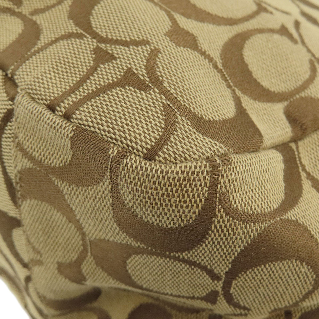 COACH Tote Bag F17726 canvas Brown Signature