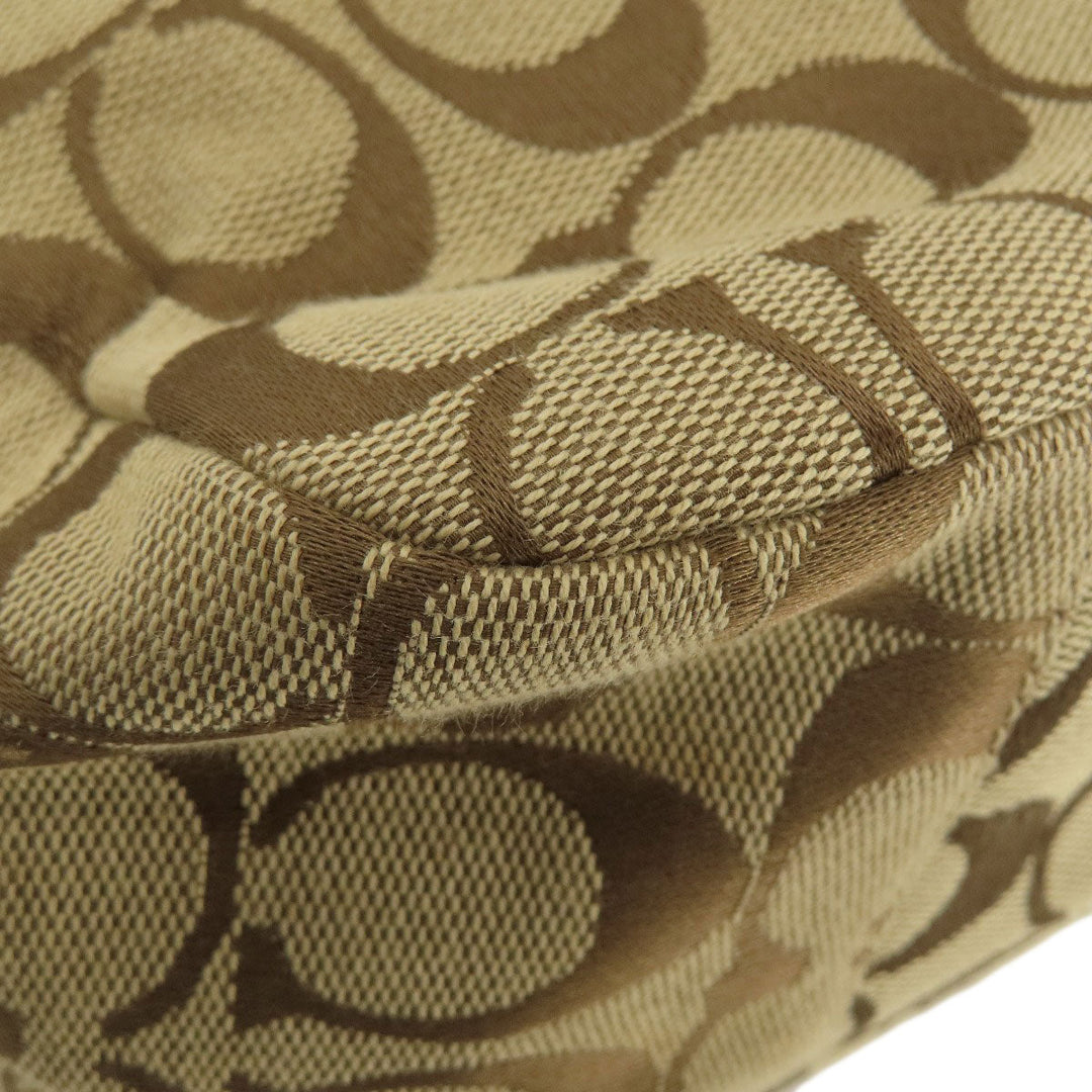 COACH Tote Bag F17726 canvas Brown Signature