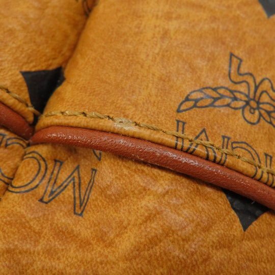 MCM Shoulder Bag PVC Brown logo drawstringShoulder