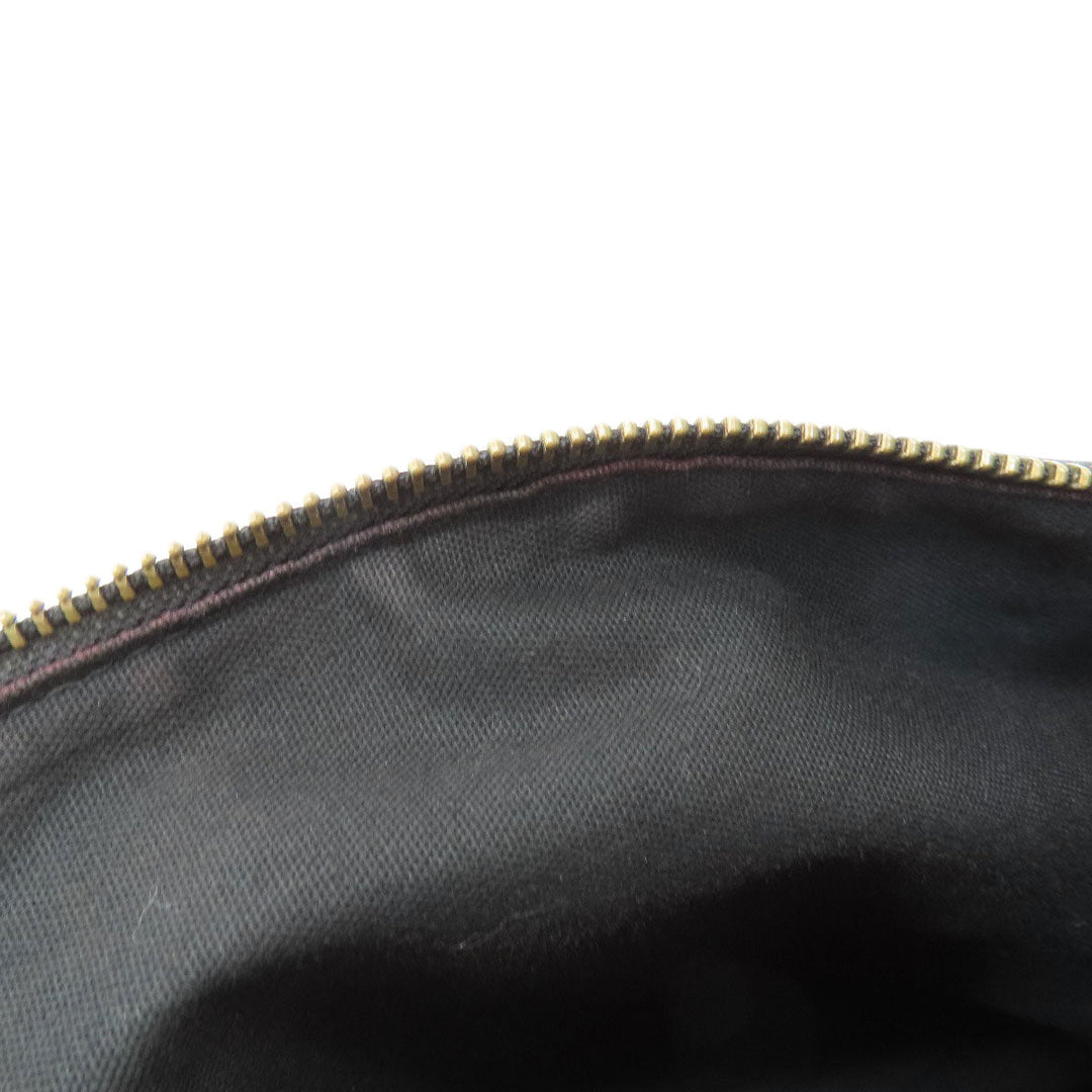 BURBERRY Handbag canvas black Blue label Women Used Authentic