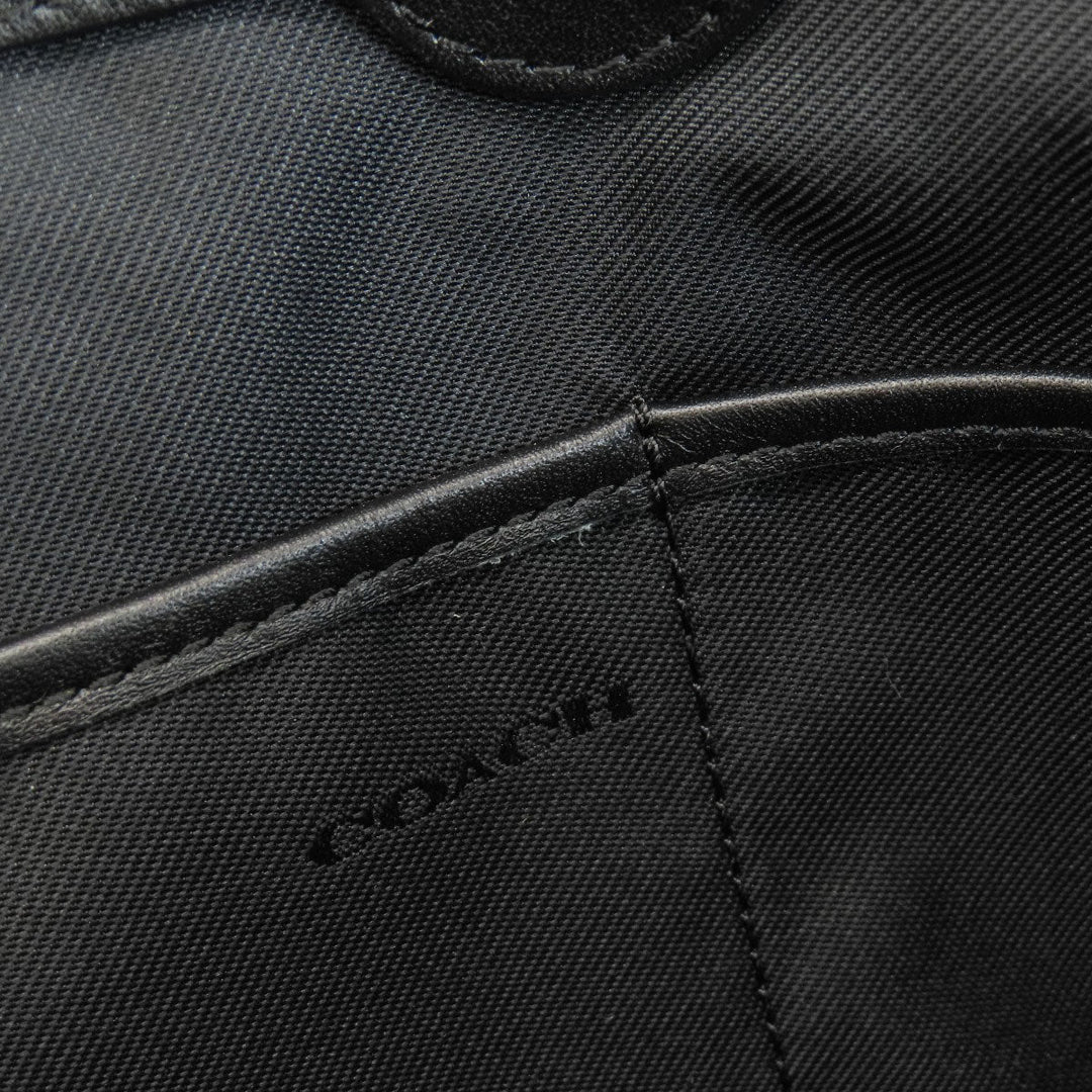 COACH Handbag 36101 leather gray 2WAY Women Used Authentic