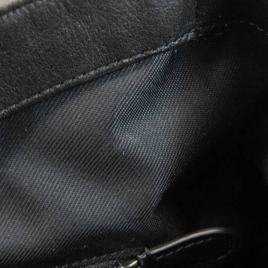 COACH Handbag 36101 leather gray 2WAY Women Used Authentic