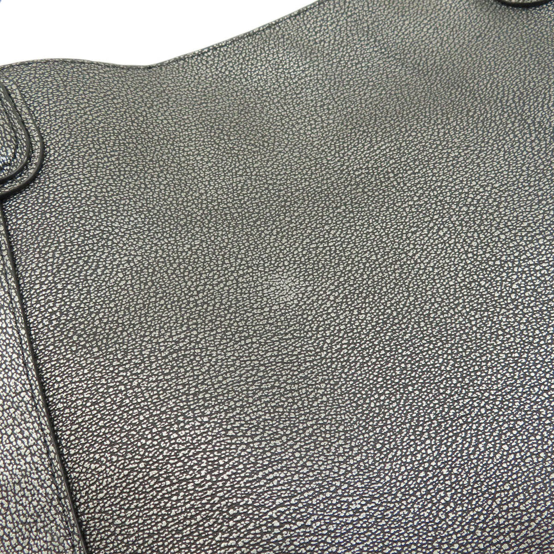 COACH Handbag 36101 leather gray 2WAY Women Used Authentic