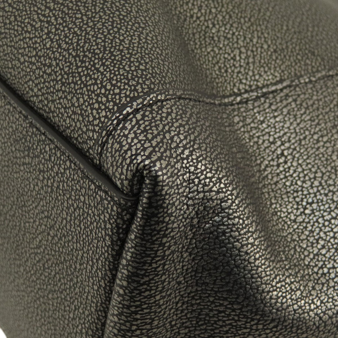 COACH Handbag 36101 leather gray 2WAY Women Used Authentic