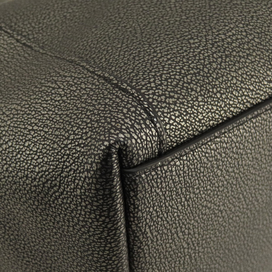 COACH Handbag 36101 leather gray 2WAY Women Used Authentic