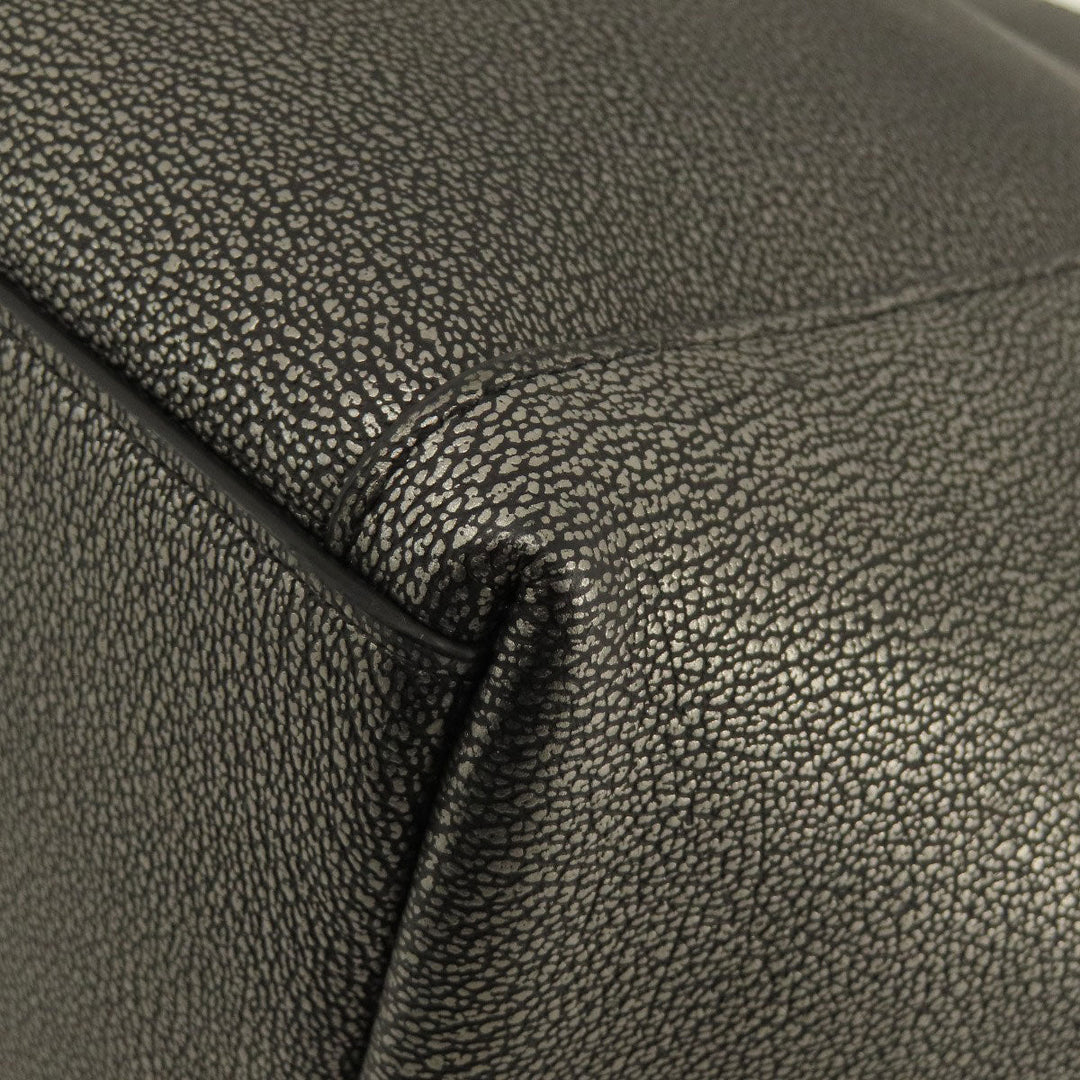 COACH Handbag 36101 leather gray 2WAY Women Used Authentic