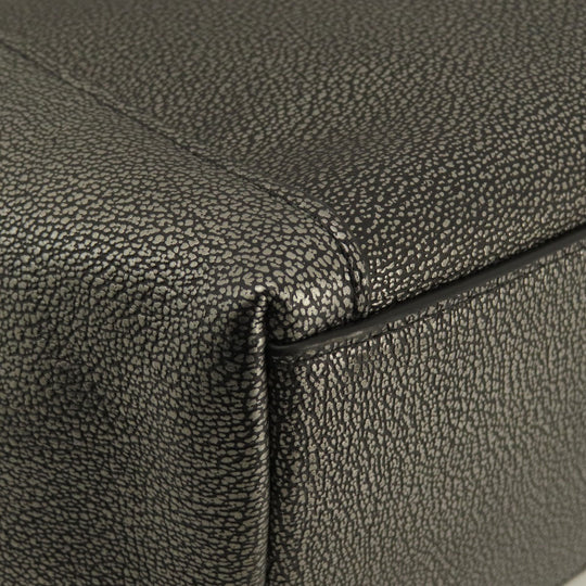 COACH Handbag 36101 leather gray 2WAY Women Used Authentic