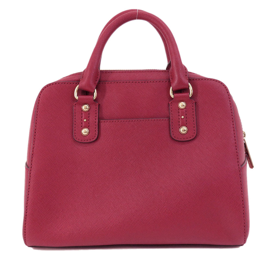 MICHAEL KORS Handbag PVC Red logo 2WAY Women Used Authentic