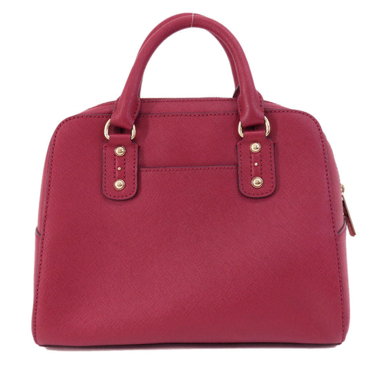 MICHAEL KORS Handbag PVC Red logo 2WAY Women Used Authentic