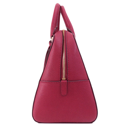 MICHAEL KORS Handbag PVC Red logo 2WAY Women Used Authentic