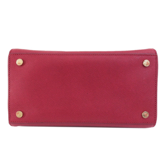 MICHAEL KORS Handbag PVC Red logo 2WAY Women Used Authentic