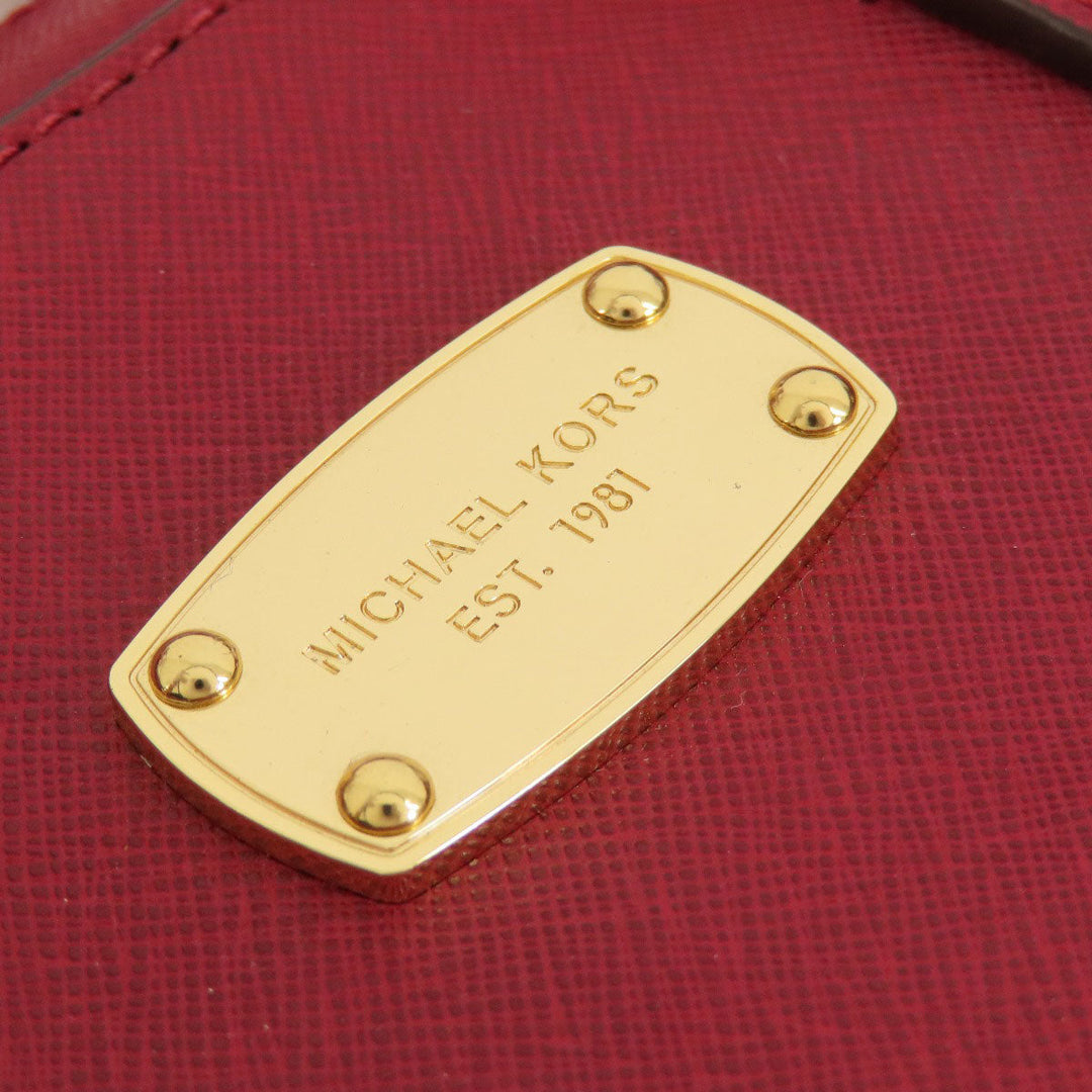 MICHAEL KORS Handbag PVC Red logo 2WAY Women Used Authentic