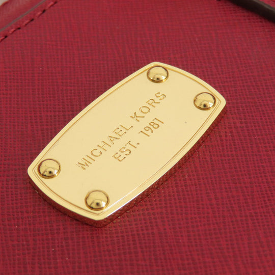 MICHAEL KORS Handbag PVC Red logo 2WAY Women Used Authentic