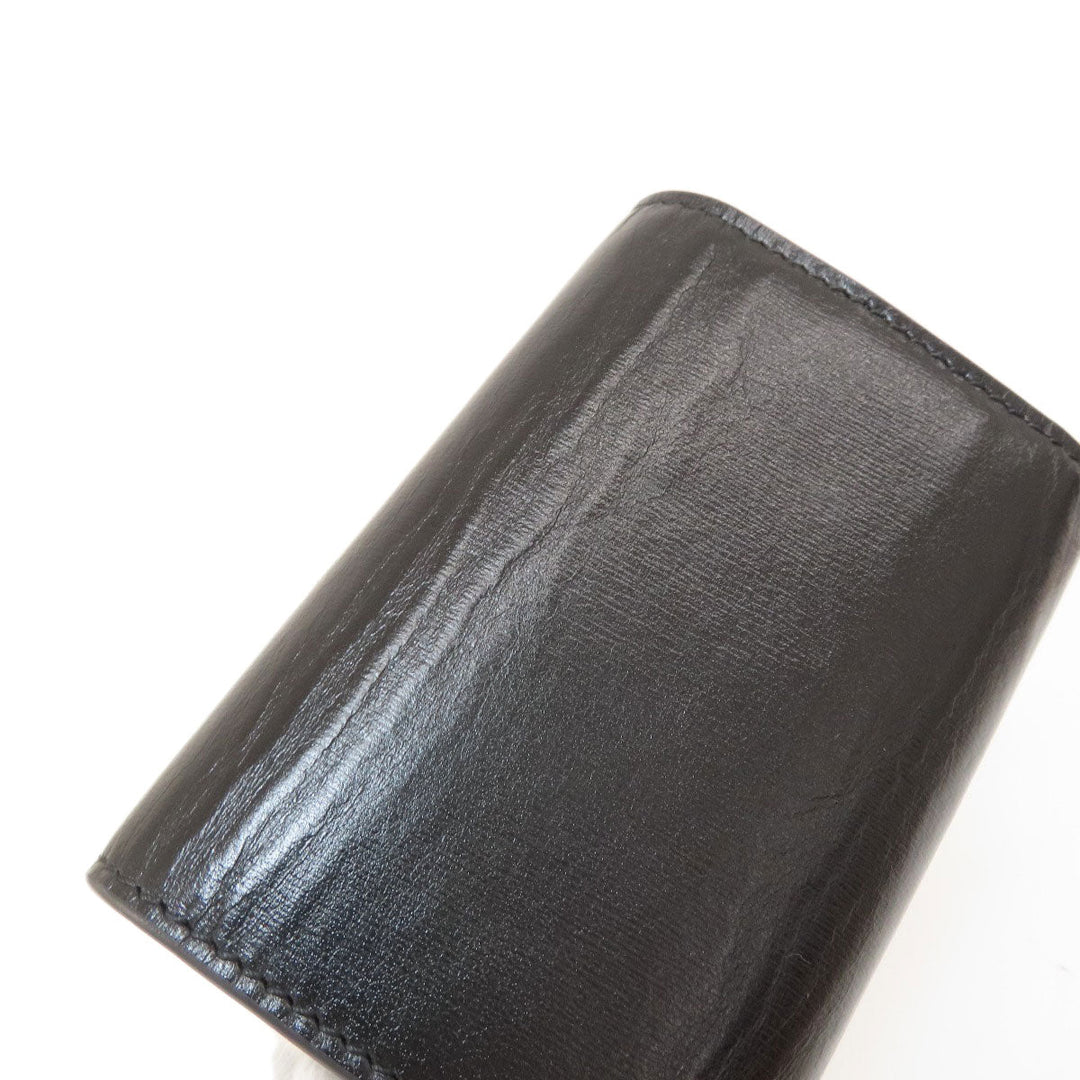 GUCCI Key case Key holder  435305 leather black logo Women(Unisex) Used Authentic