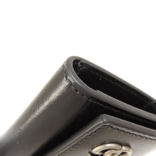 GUCCI Key case Key holder  435305 leather black logo Women(Unisex) Used Authentic