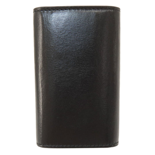 GUCCI Key case Key holder  435305 leather black logo Women(Unisex) Used Authentic