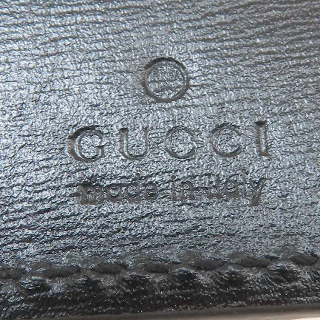 GUCCI Key case Key holder  435305 leather black logo Women(Unisex) Used Authentic