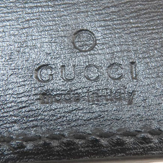 GUCCI Key case Key holder  435305 leather black logo Women(Unisex) Used Authentic