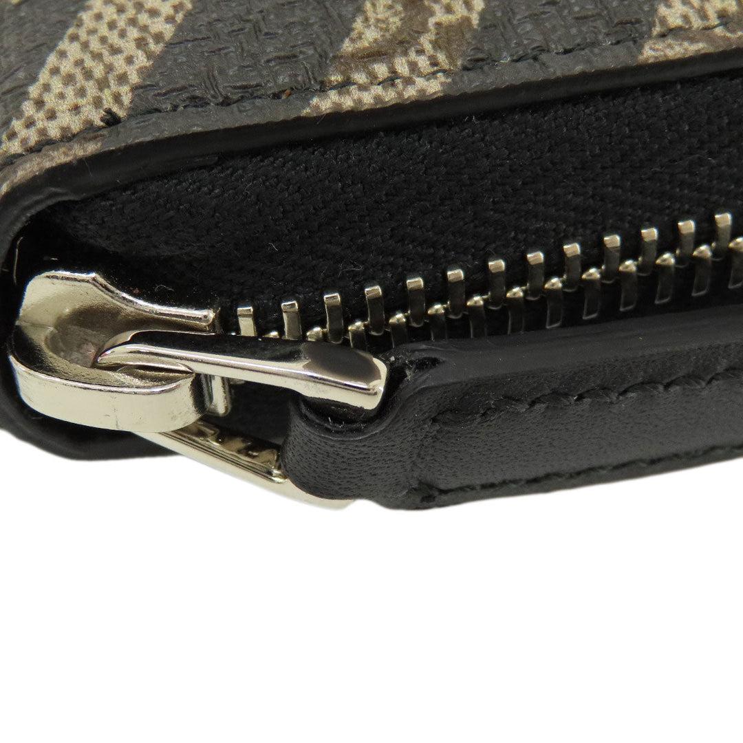 GUCCI Long Wallet Purse 411766 PVC Brown Kaleido GG Supreme mens(Unisex) Used Authentic