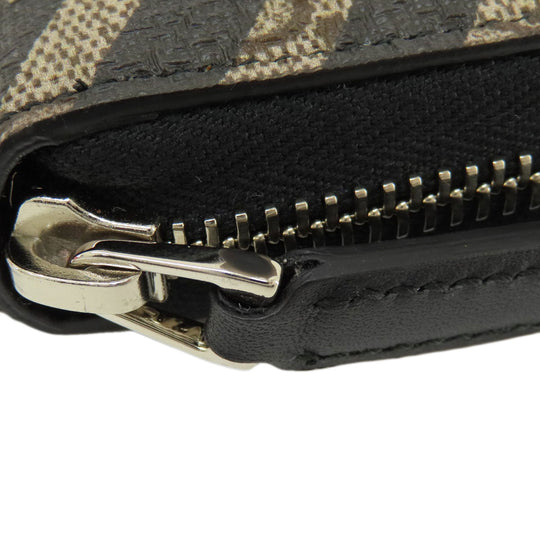 GUCCI Long Wallet Purse 411766 PVC Brown Kaleido GG Supreme mens(Unisex) Used Authentic