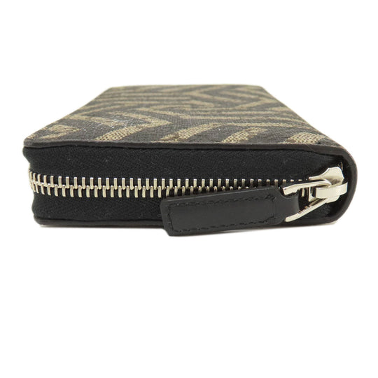 GUCCI Long Wallet Purse 411766 PVC Brown Kaleido GG Supreme mens(Unisex) Used Authentic
