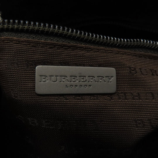 BURBERRY Handbag canvas beige Nova Check Women Used Authentic