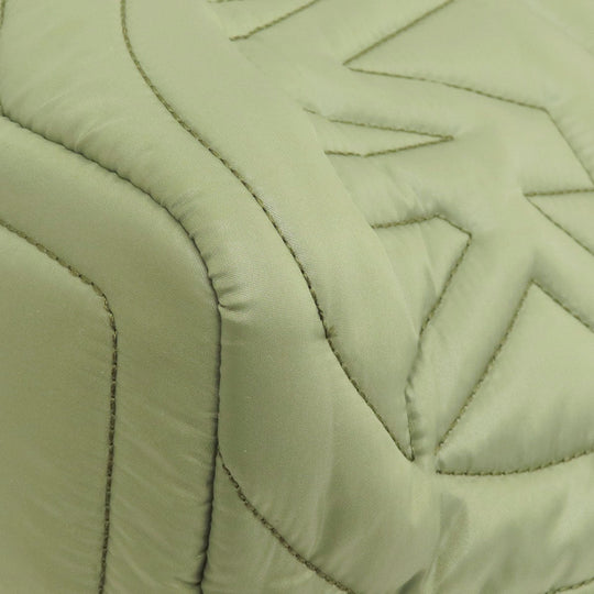 MICHAEL KORS Backpack Nylon green logo Women Used Authentic