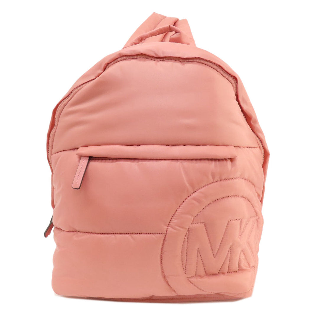 MICHAEL KORS Backpack Nylon pink logo Women Used Authentic