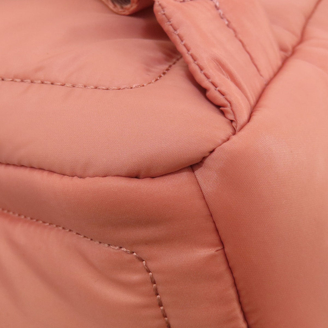 MICHAEL KORS Backpack Nylon pink logo Women Used Authentic