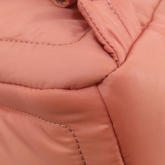 MICHAEL KORS Backpack Nylon pink logo Women Used Authentic