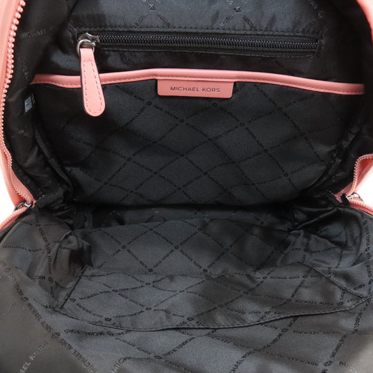 MICHAEL KORS Backpack Nylon pink logo Women Used Authentic