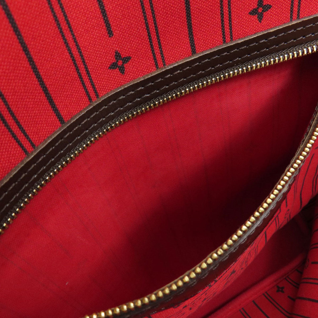 LOUIS VUITTON Tote Bag N51105 Damier canvas Brown Neverfull MM Damier Ebene