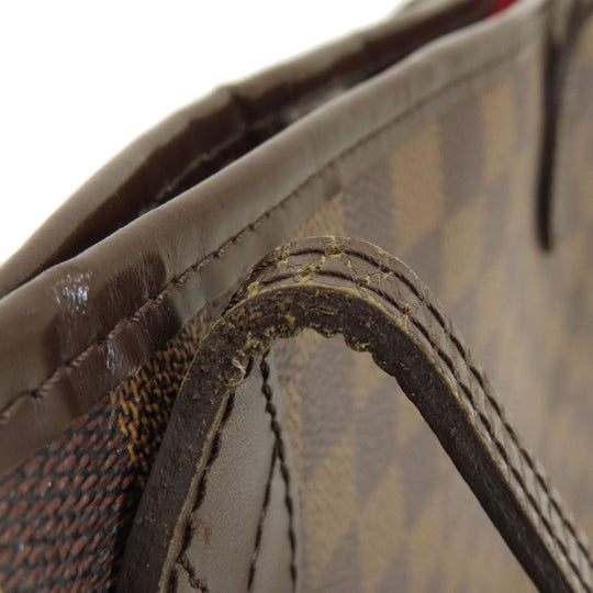 LOUIS VUITTON Tote Bag N51105 Damier canvas Brown Neverfull MM Damier Ebene