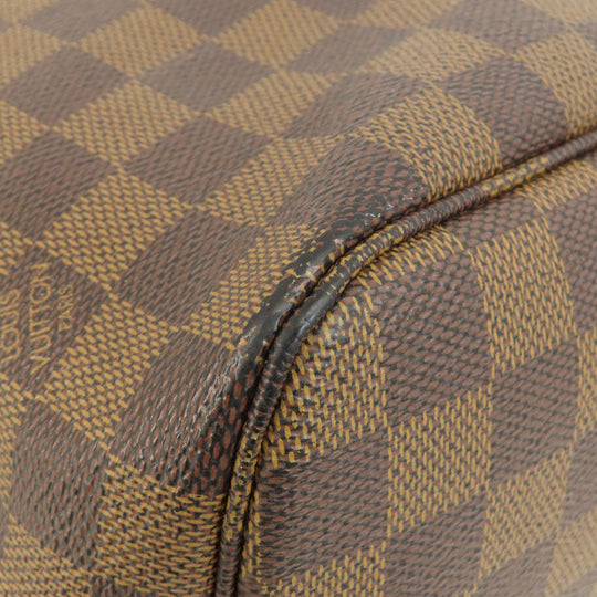 LOUIS VUITTON Tote Bag N51105 Damier canvas Brown Neverfull MM Damier Ebene